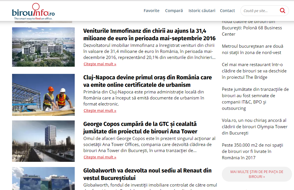 What Are the Most Visible Bucharest Office Projects in Online Media? What Are the Most Visible Bucharest Office Projects in Online Media?